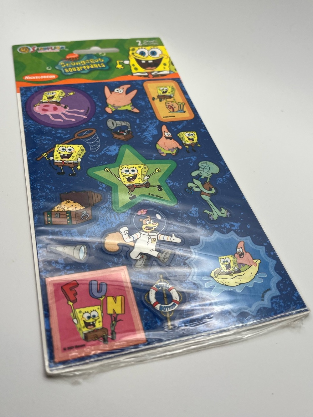 Rare Vintage Sandylion Stickers Lot 8 Sealed Disney Shrek SpongeBob Caillou Y2K - Picture 3 of 10